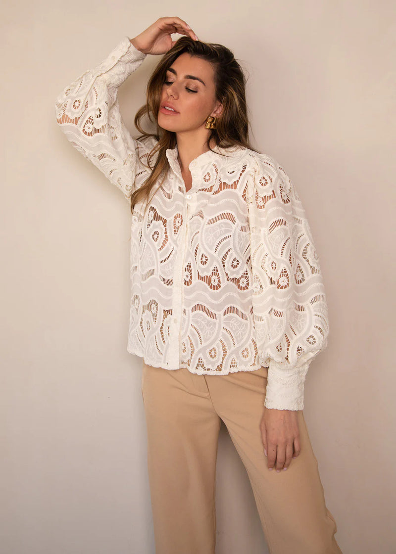 FBBOREL BLOUSE ecru
