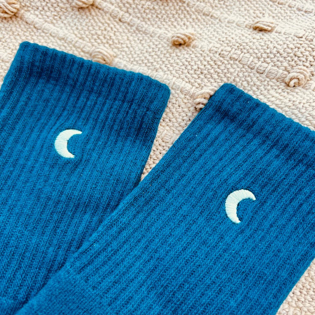 ELLE&RAPHA SOCK MOON