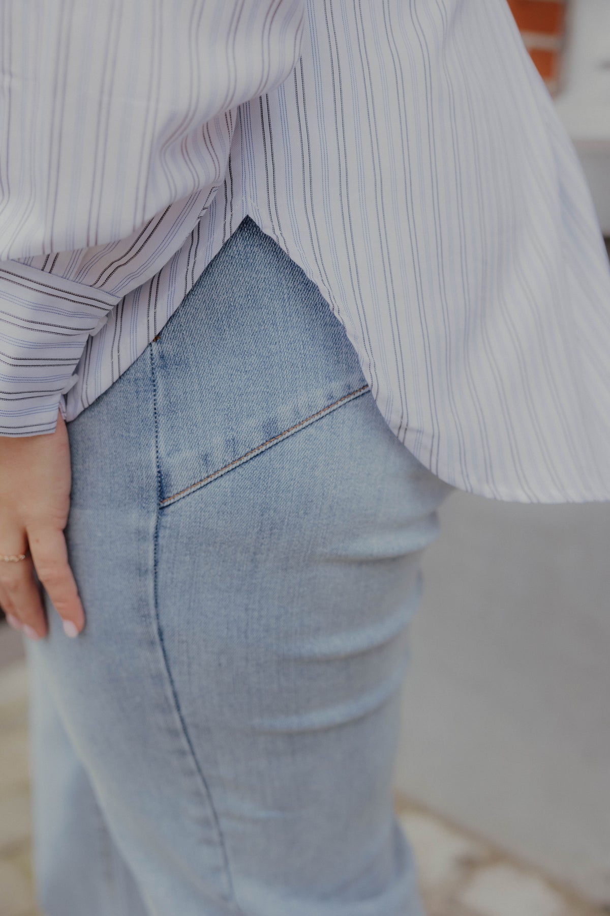 KCKANNA FLARED JEANS blauw