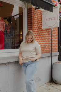 KCLIZZY KNIT PULL beige