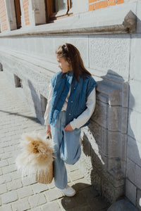NKFSIENNA PADDED VEST jeans
