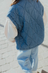 NKFSIENNA PADDED VEST jeans