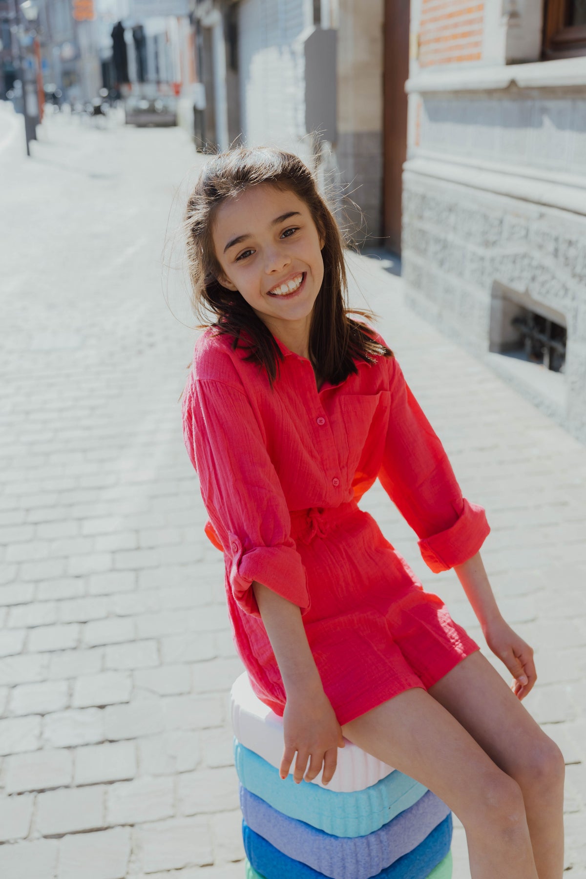 KOGTHYRA SHORTS  roze