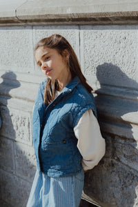 NKFSIENNA PADDED VEST jeans
