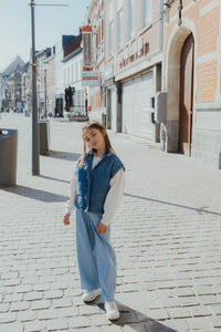 NKFBELLA SKATER JEANS 4008 streep