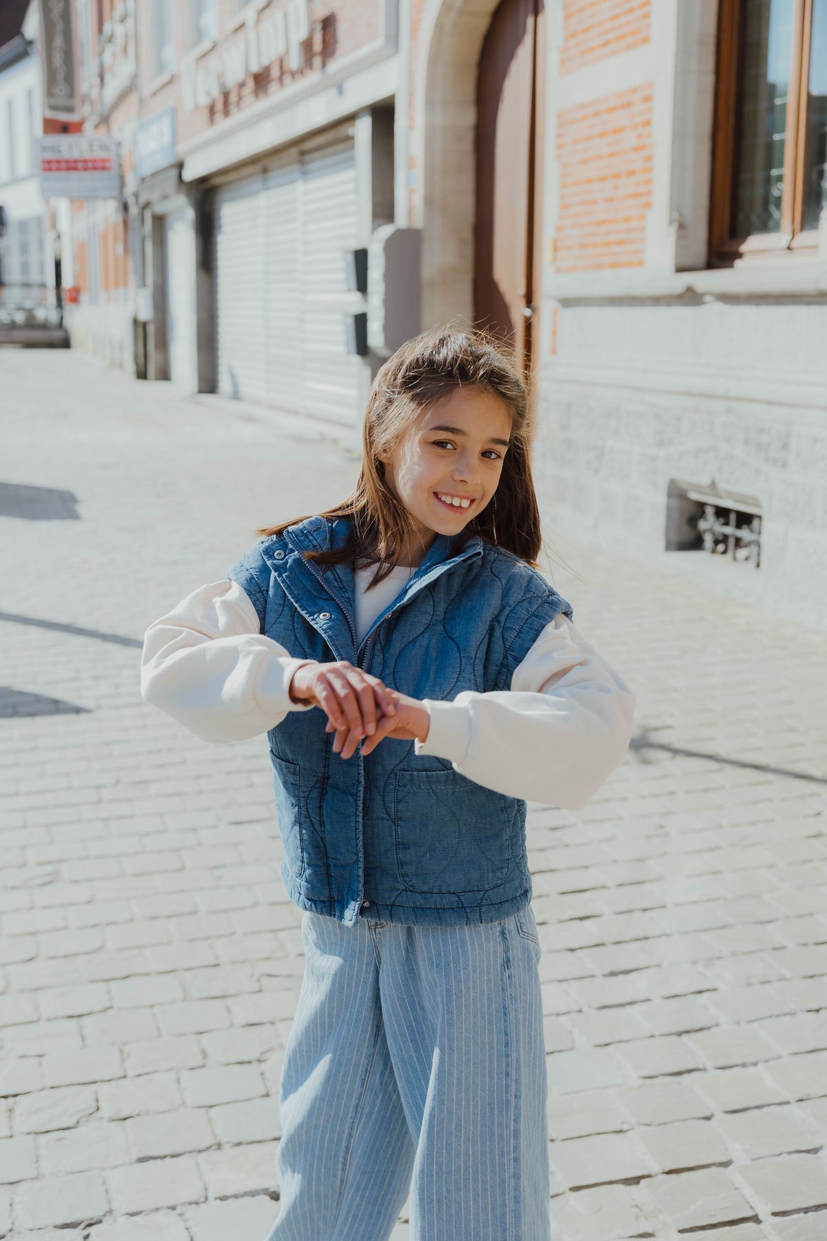 NKFSIENNA PADDED VEST jeans