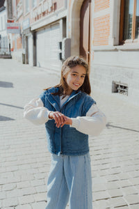 NKFBELLA SKATER JEANS 4008 streep
