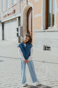 NKFBELLA SKATER JEANS 4008 streep