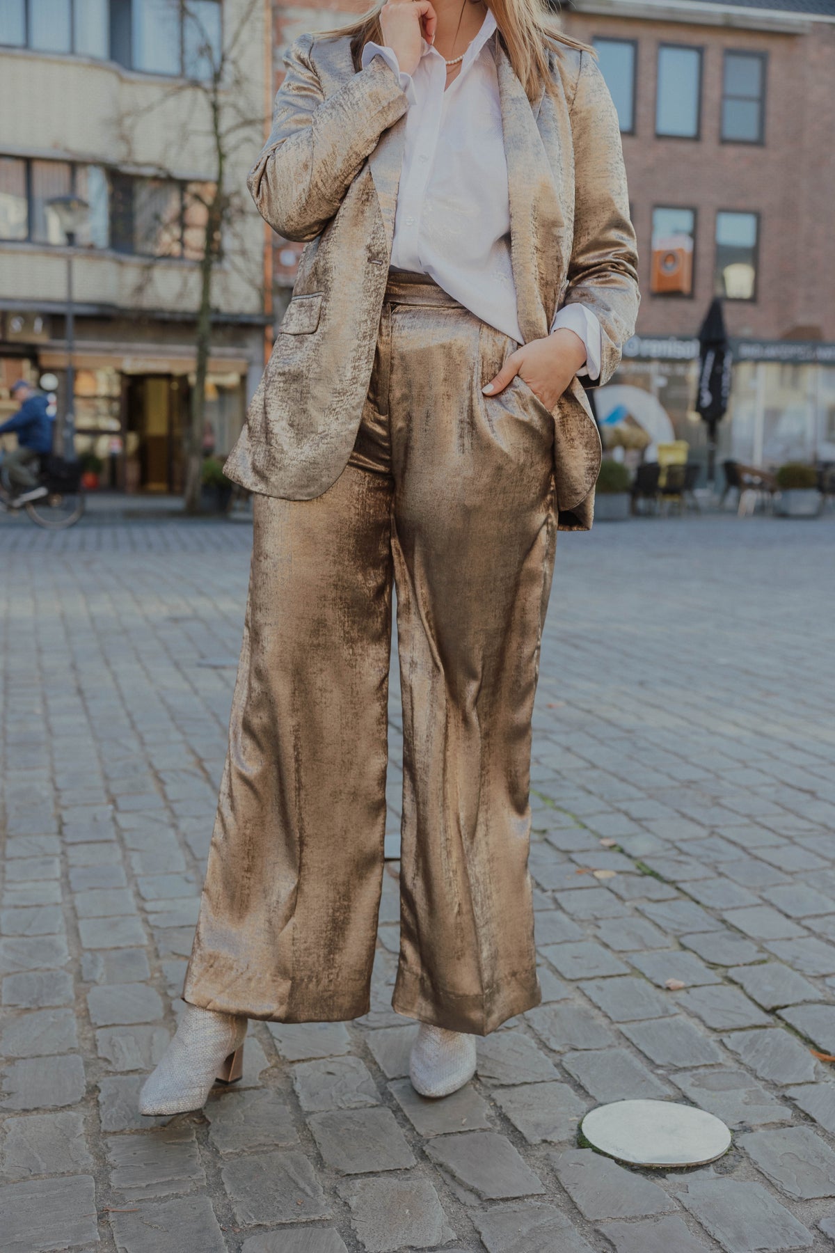 BYDALONA PANTS goud