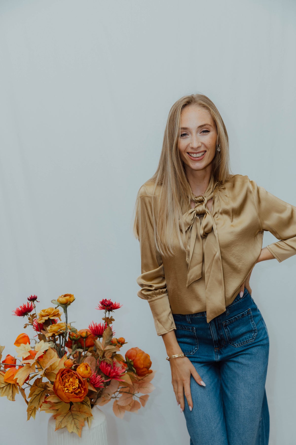 FBBODILLE BLOUSE goud