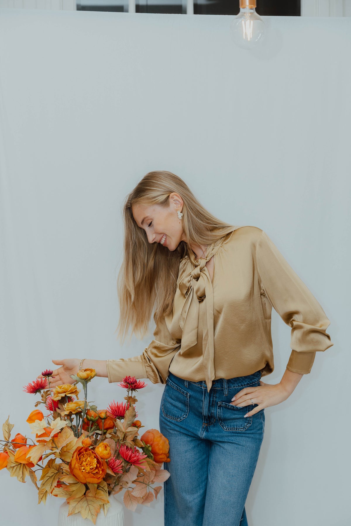 FBBODILLE BLOUSE goud