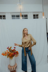 FBBODILLE BLOUSE goud