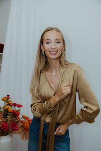 FBBODILLE BLOUSE goud