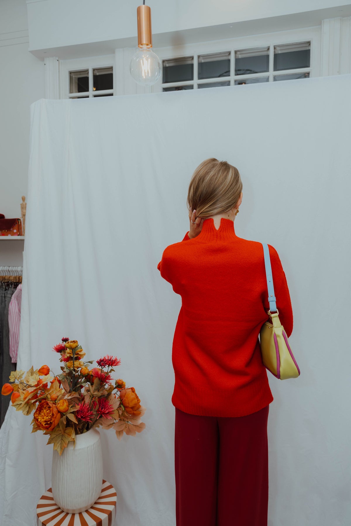 BYOLMA TURTLENECK rood