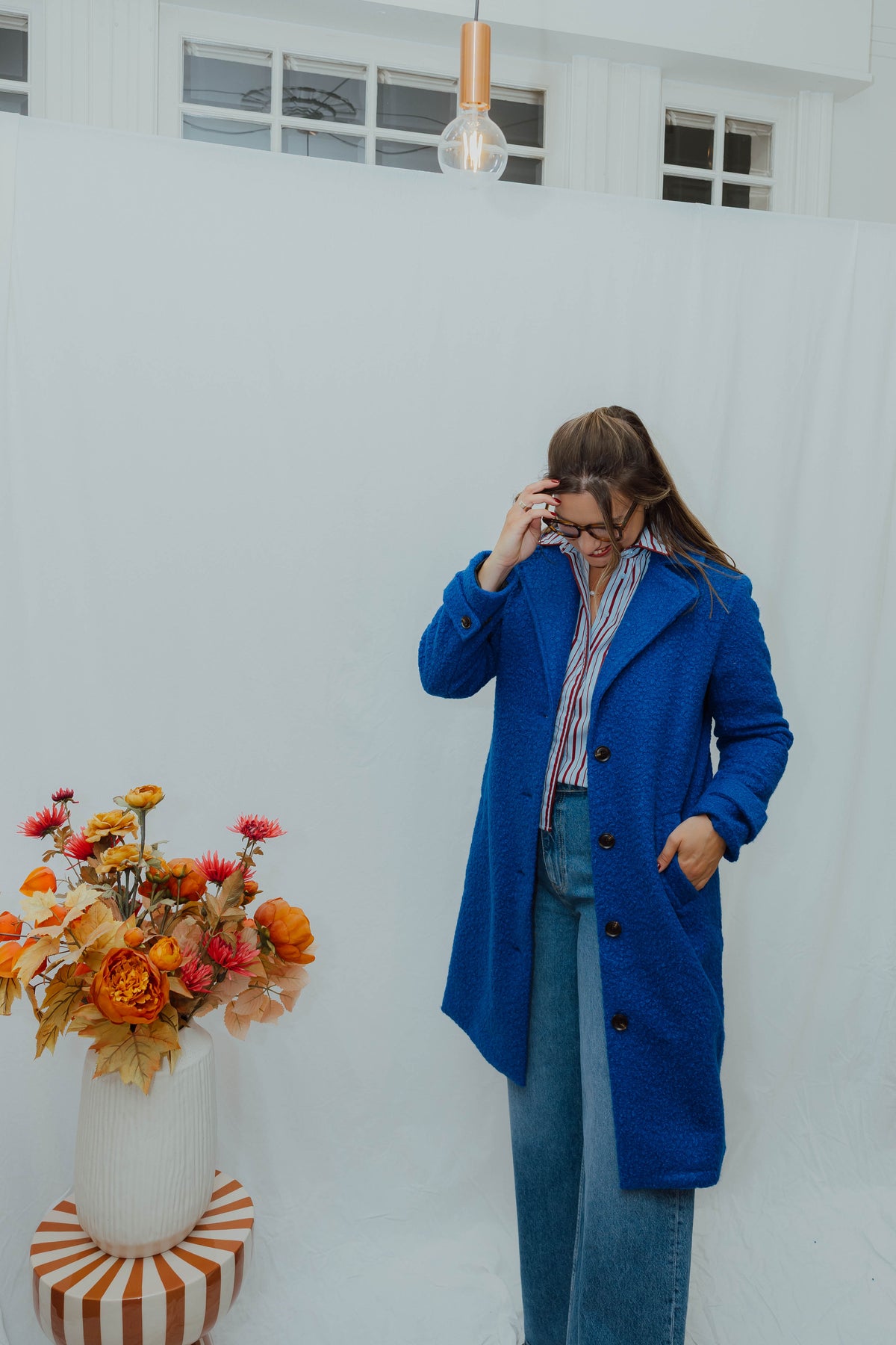 KAANNE COAT blauw