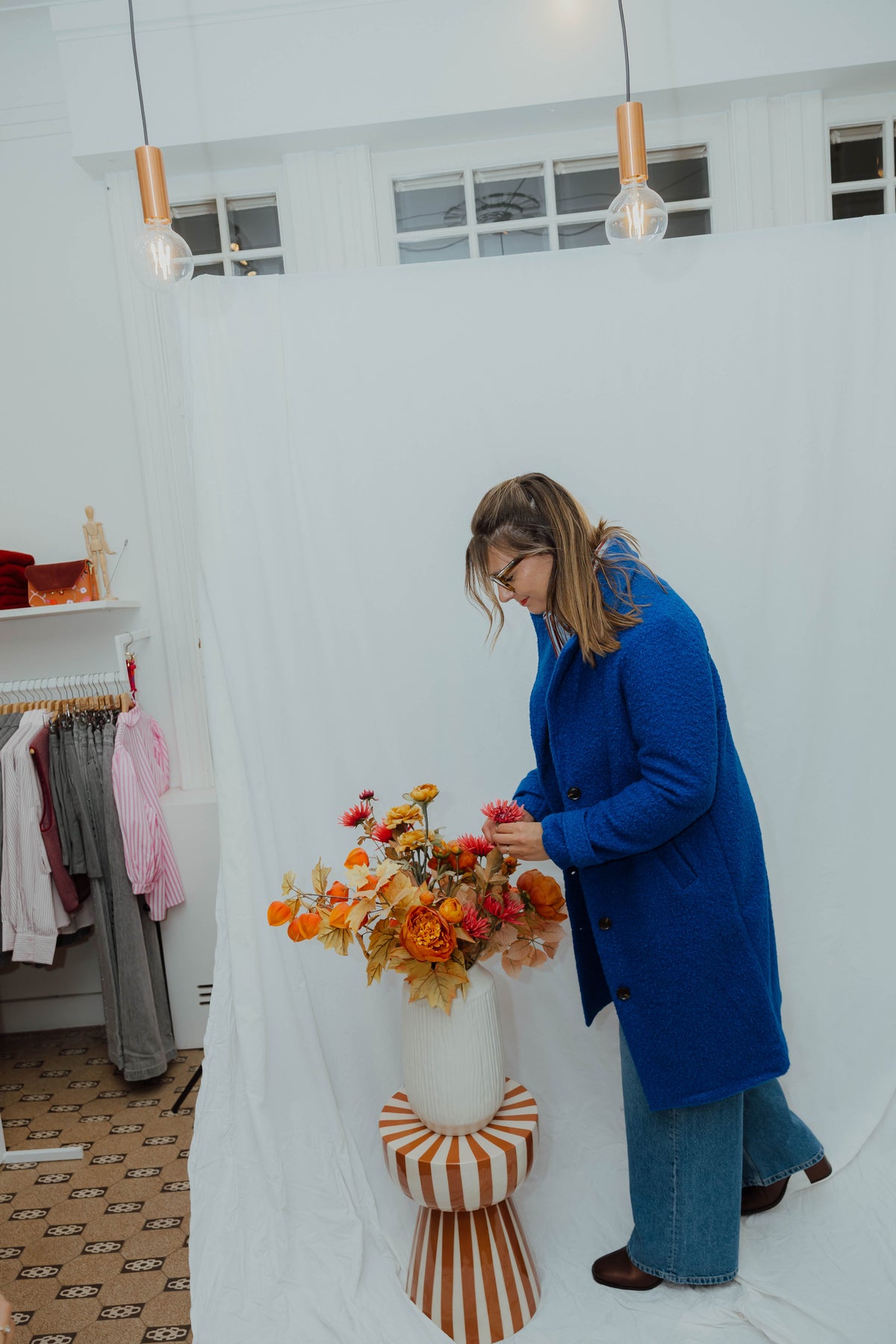 KAANNE COAT blauw