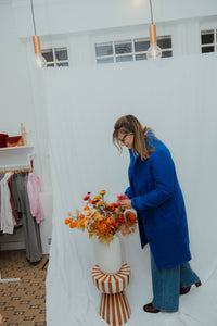 KAANNE COAT blauw