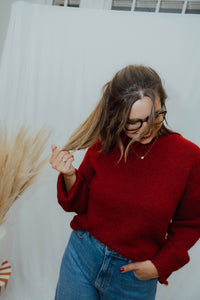 OBJSAGGIA  PULLOVER rood