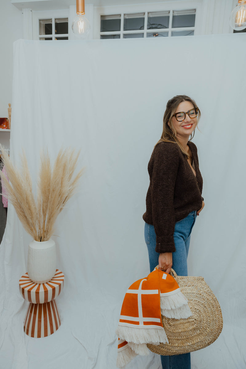 IHBLARISA CARDIGAN  bruin