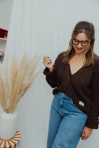 IHBLARISA CARDIGAN  bruin