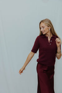 KAHILL SKIRT bordeaux