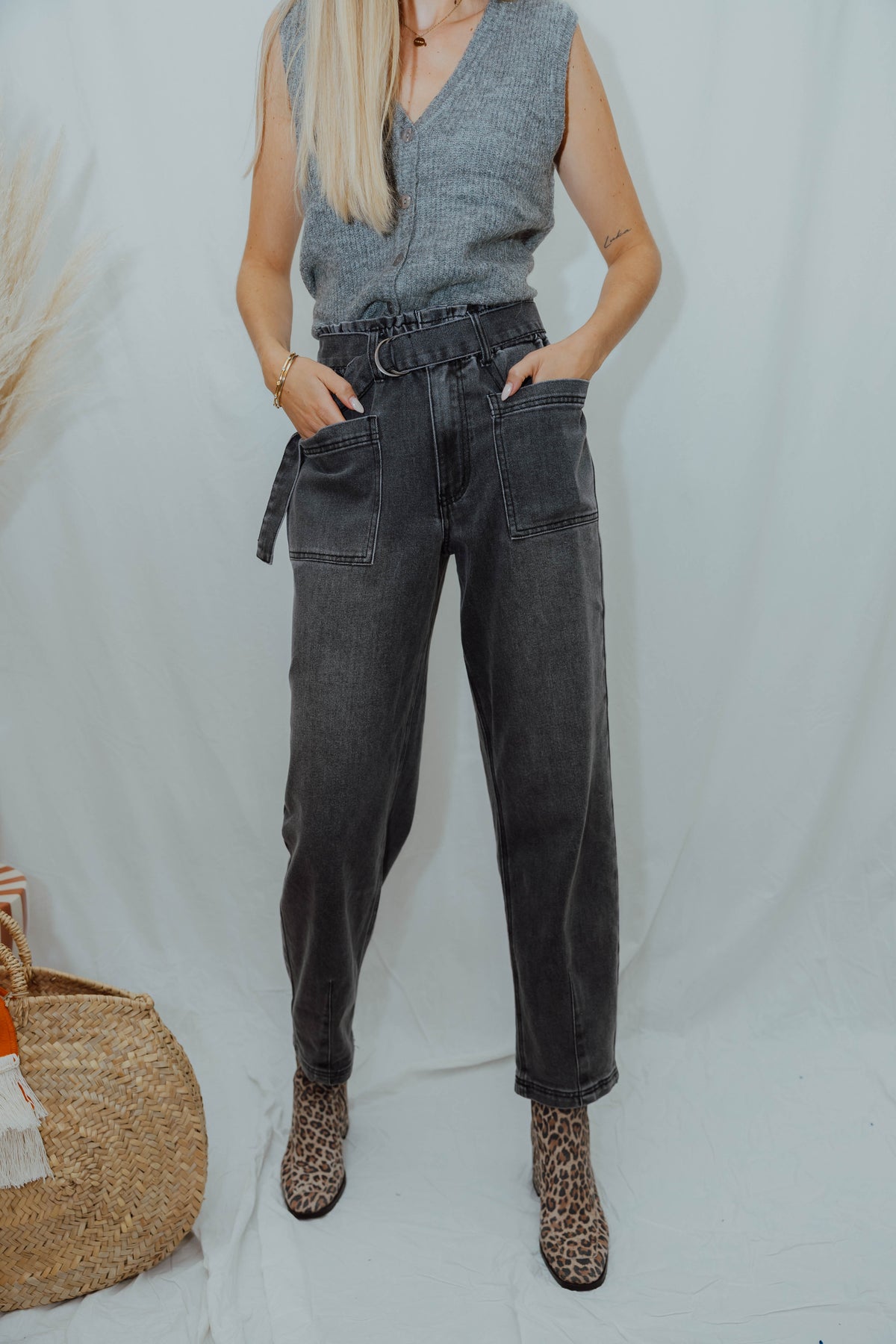 KAABBY JEANS grijs