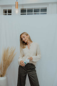 OBJSAGGIA  CARDIGAN beige