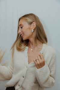 OBJSAGGIA  CARDIGAN beige