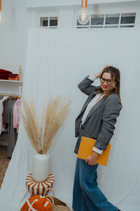 KAELLIE BLAZER grijs