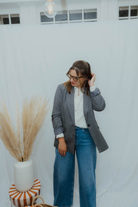 KAELLIE BLAZER grijs