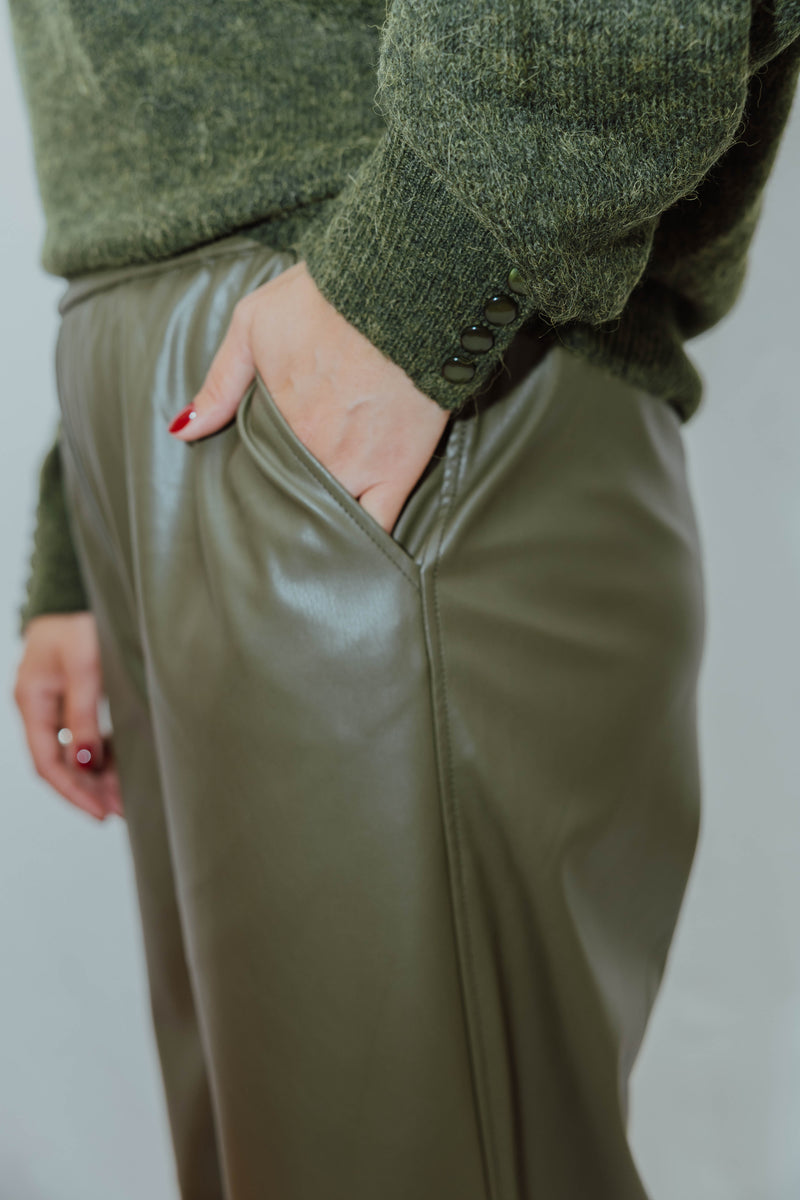 BYDAJA JOGGER PANTS kaki
