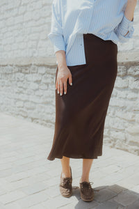 KALOTTE SKIRT bruin