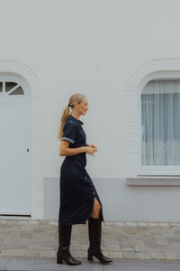 KAMOLLY DENIM DRESS dark jeans