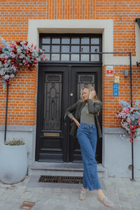 IHFAVA LONG BLAZER groen