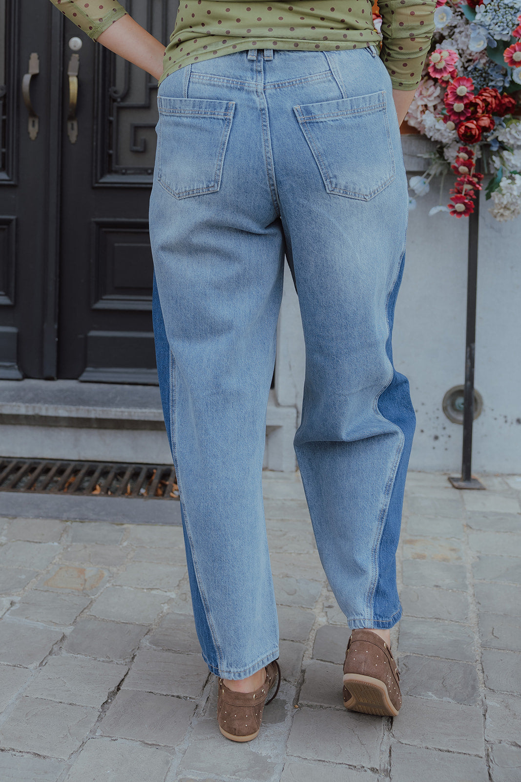 YASLUA PANEL BARREL jeans