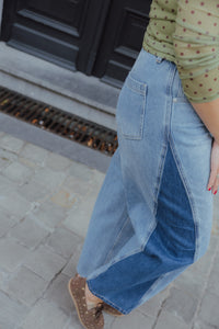 YASLUA PANEL BARREL jeans