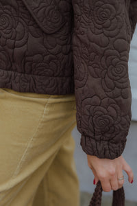 YASFIPURA  QUILTED JACKET bruin