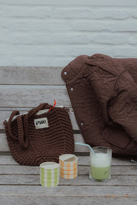 YASFIPURA  QUILTED JACKET bruin