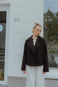 KASATURN SHORT JACKET bruin