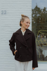 KASATURN SHORT JACKET bruin