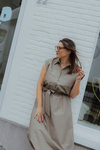 YASTIMBER ANKLE SKIRT grijs