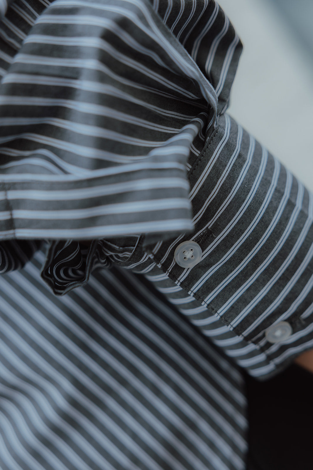 OBJZILA  SHIRT zwart/wit