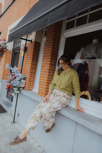 YD PANTS JOVIE roze/multi