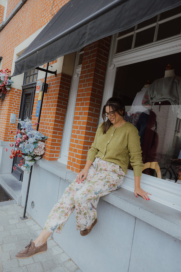 YDCARDIGAN EDEN groen