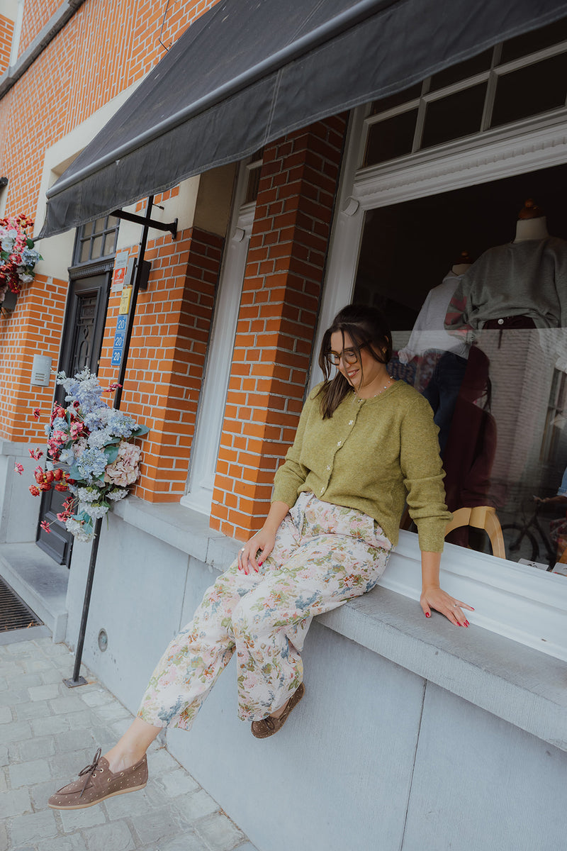 YD PANTS JOVIE roze/multi