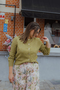 YDCARDIGAN EDEN groen