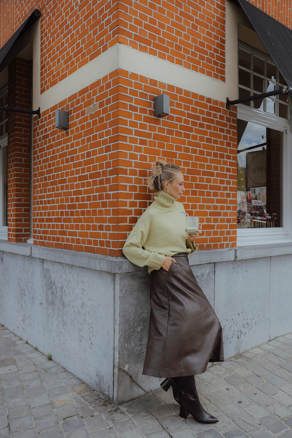 BYDIMIAN SKIRT bruin