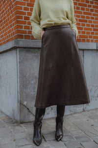 BYDIMIAN SKIRT bruin