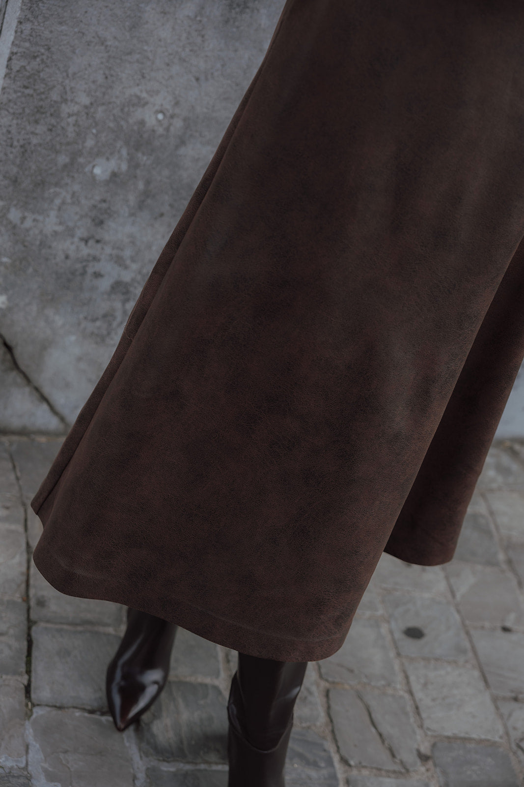 BYDIMIAN SKIRT bruin