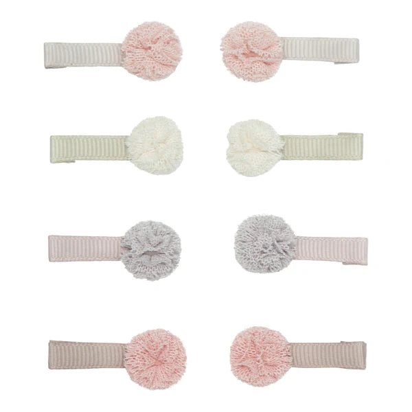 Mini tulle pom pom clic clacs